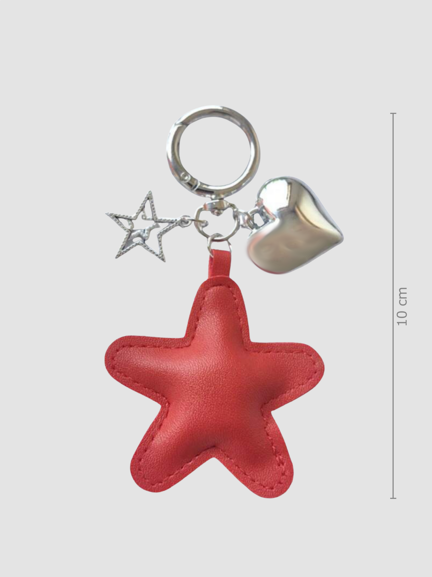 Star & Heart Bag Charm