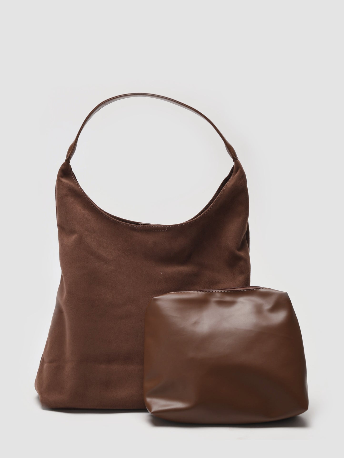 NOIR' DAILY SUEDE TOTE