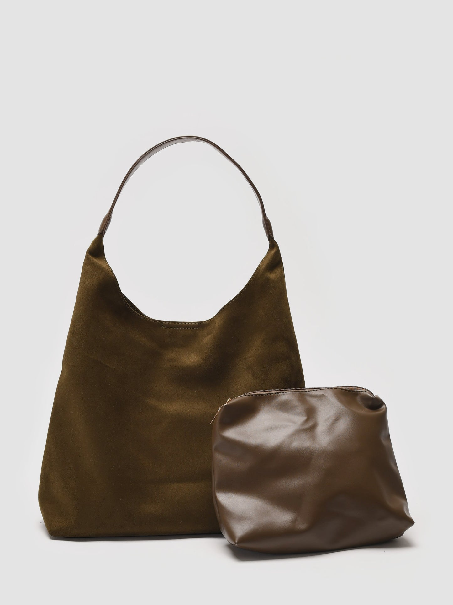 NOIR' DAILY SUEDE TOTE