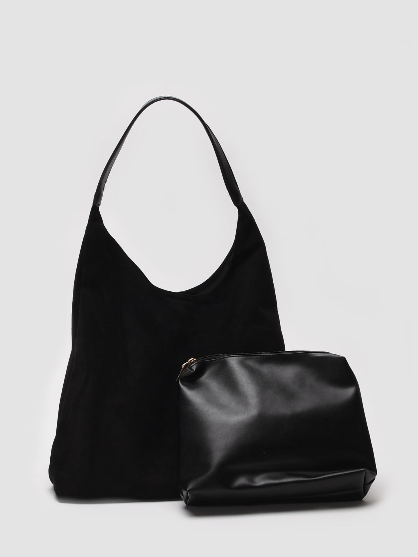 NOIR' DAILY SUEDE TOTE