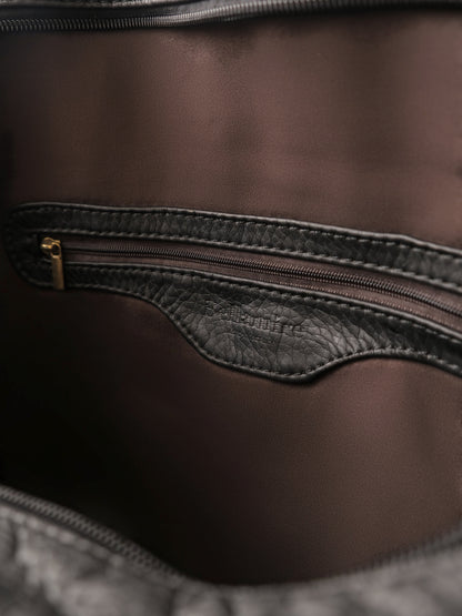 CLAIRE' CITY BAG – Schwarz – Praktische Innenfächer