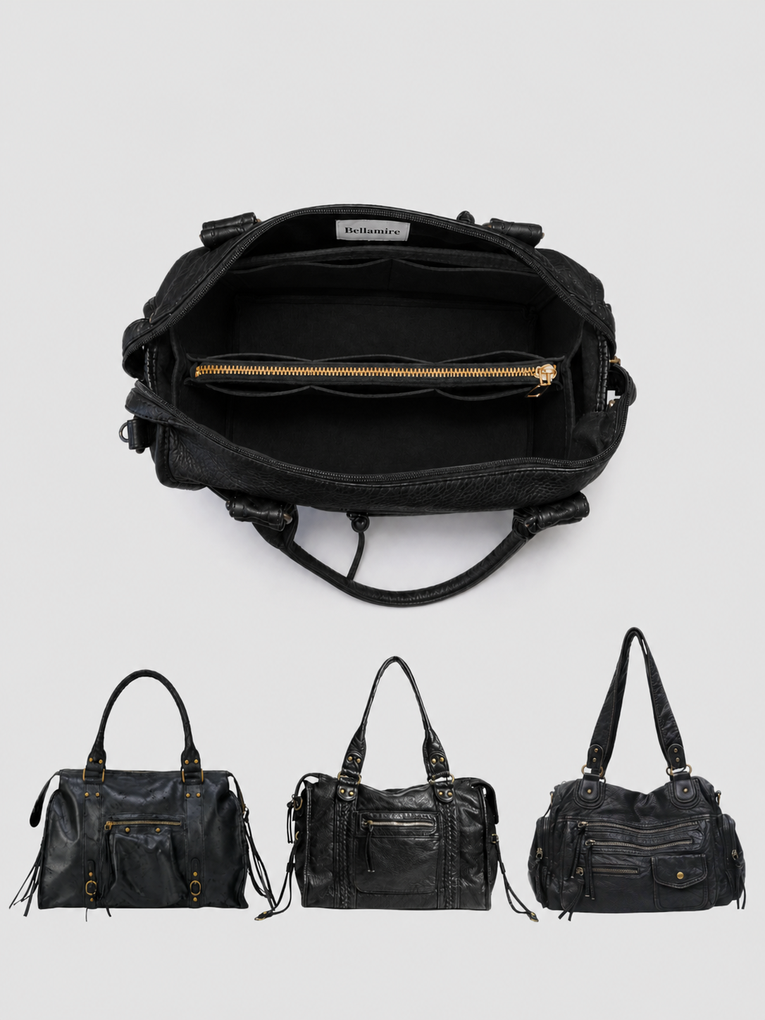 [strip: Tailored fit | Specially designed for our CLAIRE' CITY BAG, AVELINE' ESSENTIAL BAG, and FLORENCE' JOURNEY BAG. Each organizer fits the shape of your bag with precision.]