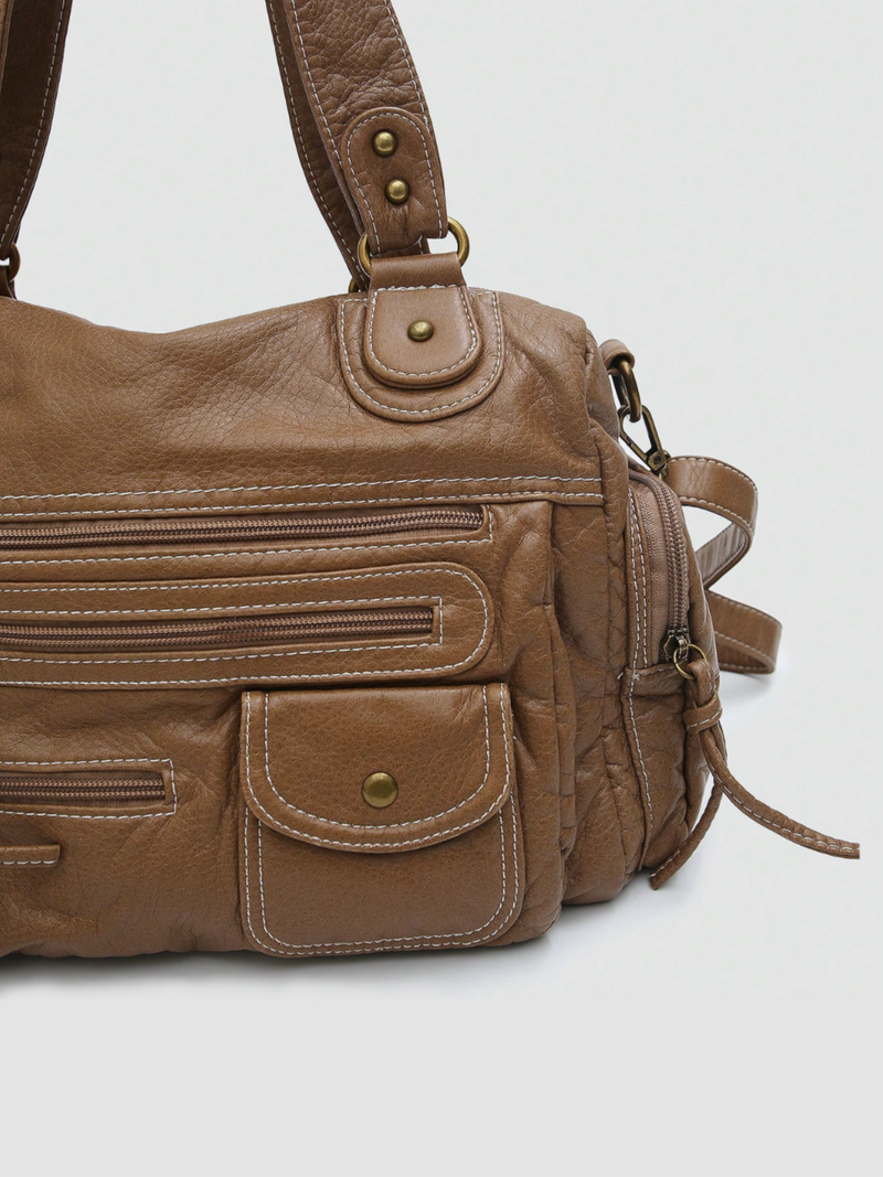 AVELINE' ESSENTIAL BAG – Hellbraun