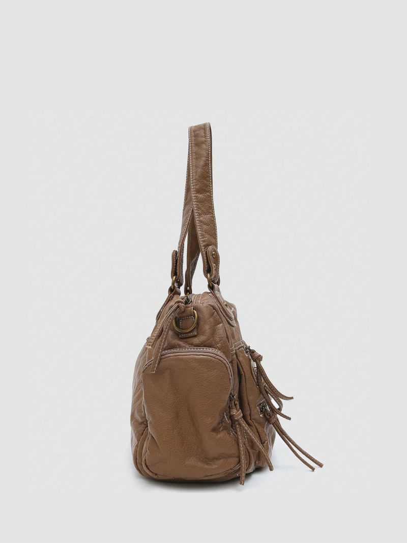AVELINE' ESSENTIAL BAG – Hellbraun