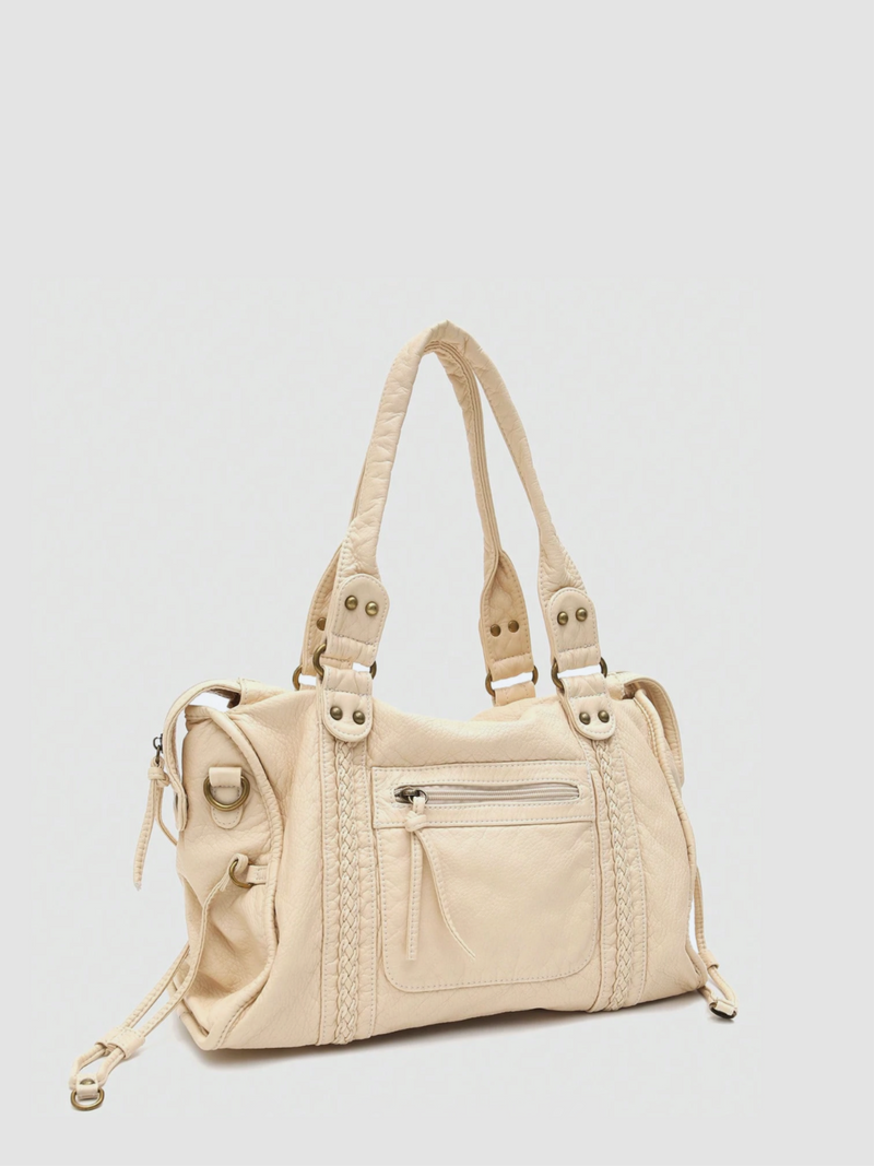 CLAIRE' CITY BAG – Beige