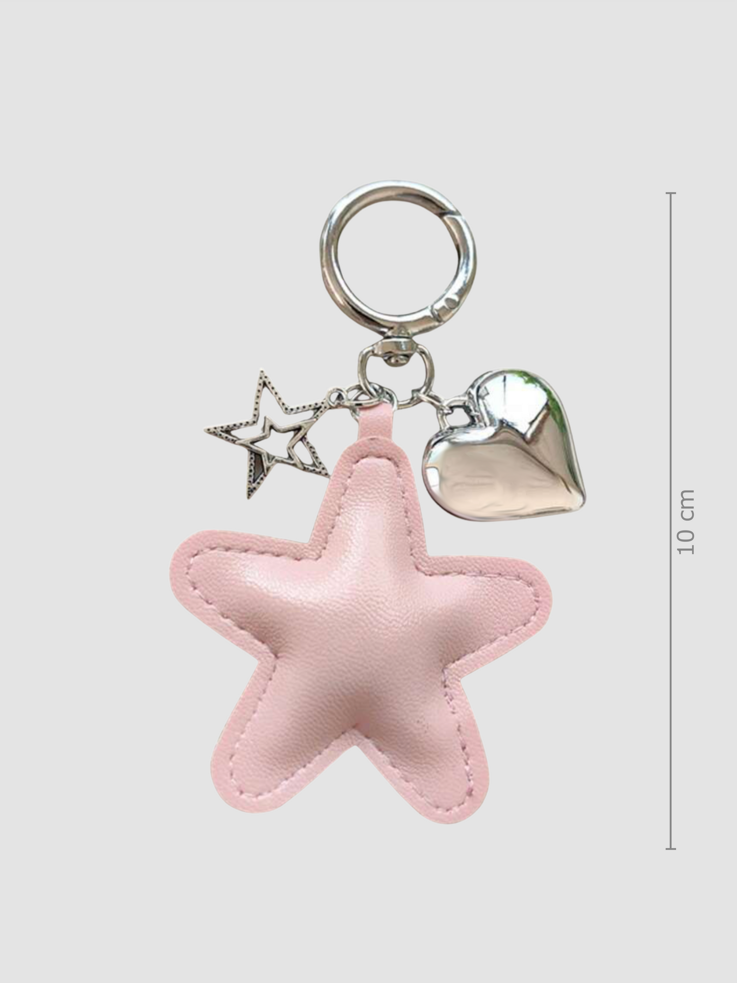 Star & Heart Bag Charm