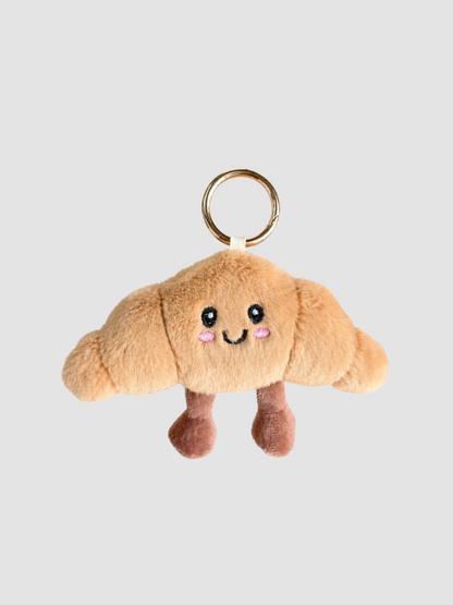 Happy Croissant Bag Charm