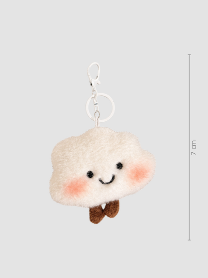 Happy Cloud Bag Charm