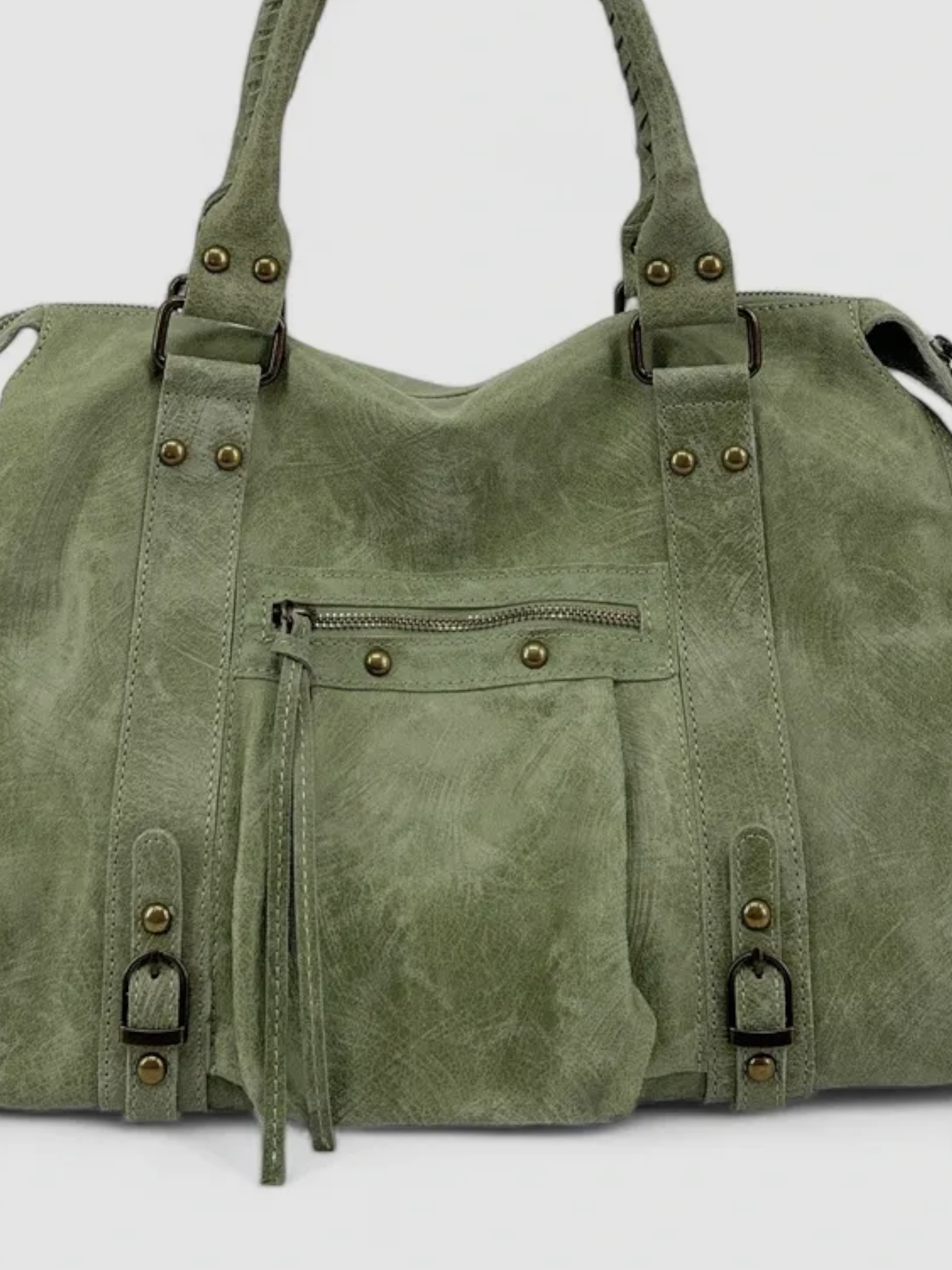 [strip: Premium Metal Hardware | Zippers, zipper pockets, and buckles are crafted from solid metal — sturdy, premium, and built to last. An adjustable detachable strap adds extra everyday flexibility.]