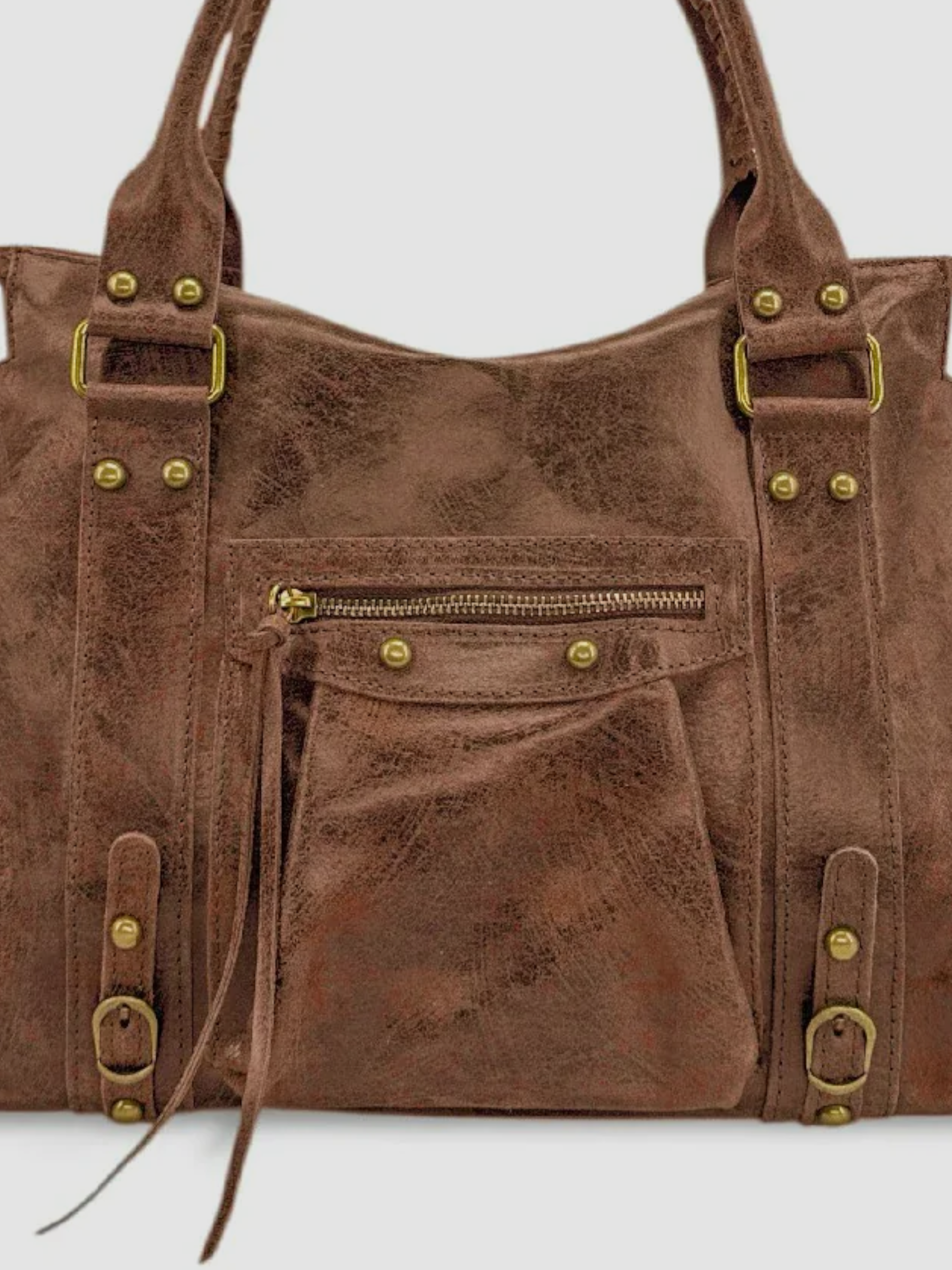 [strip: Premium Metal Hardware | Zippers, zipper pockets, and buckles are crafted from solid metal — sturdy, premium, and built to last. An adjustable detachable strap adds extra everyday flexibility.]