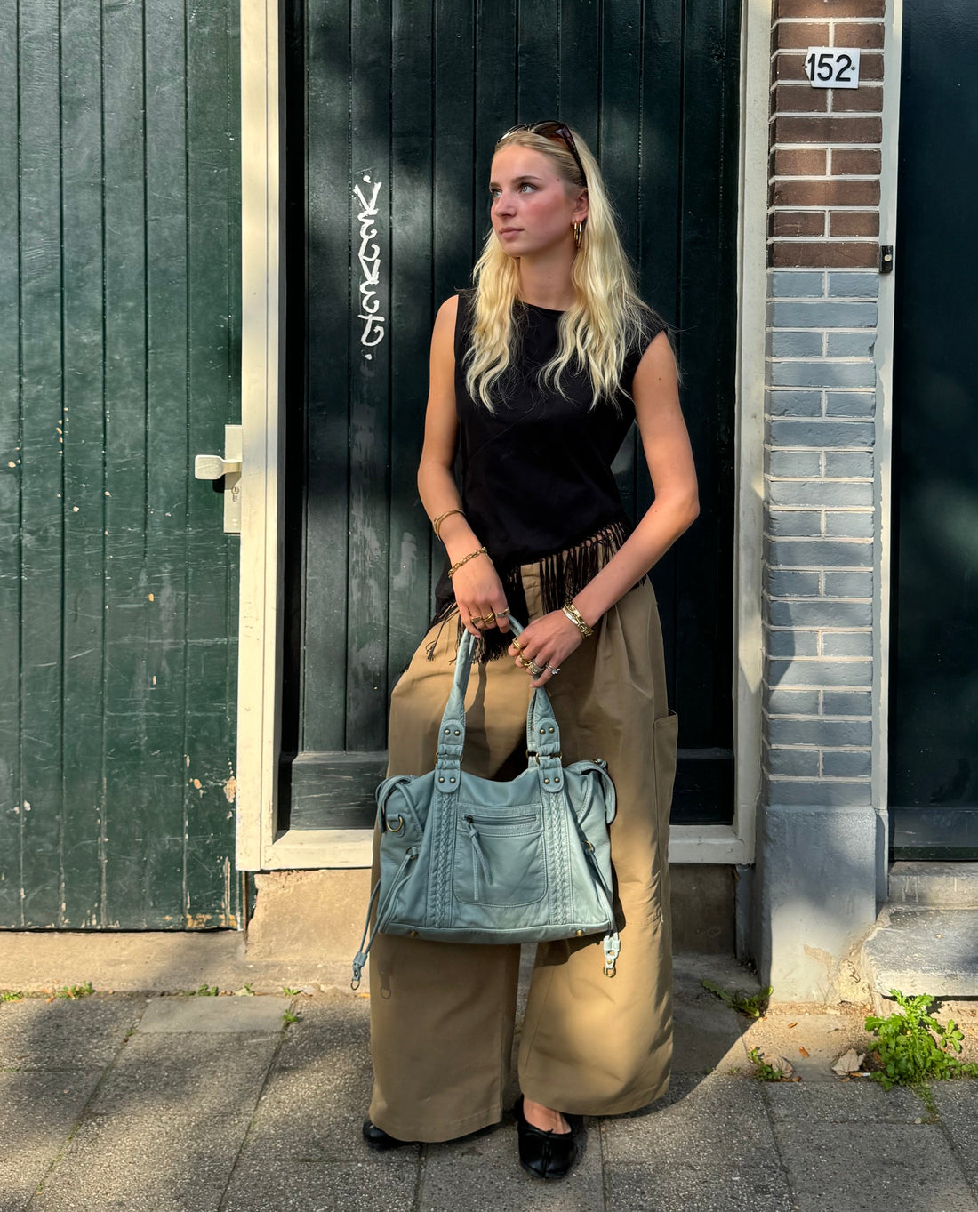 Claire' City Bag in Eisblau