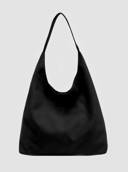 NOIR' DAILY SUEDE TOTE