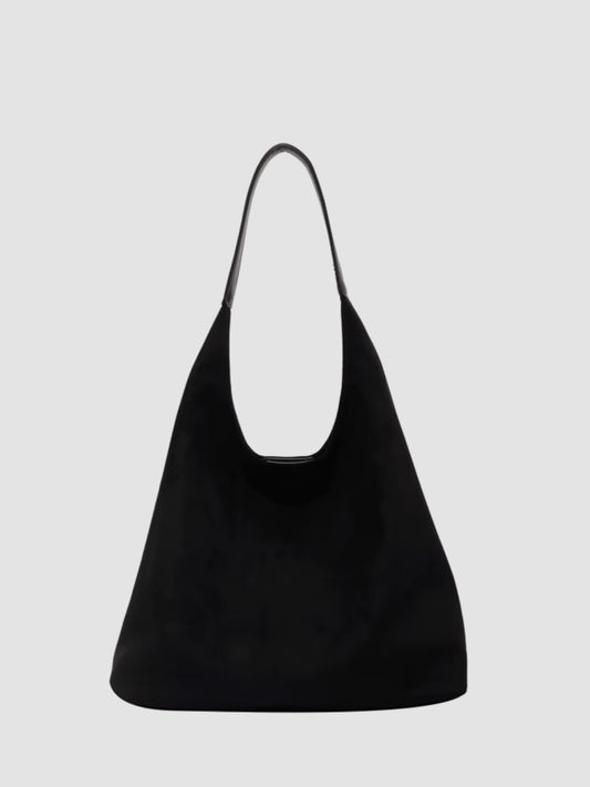 NOIR' DAILY SUEDE TOTE