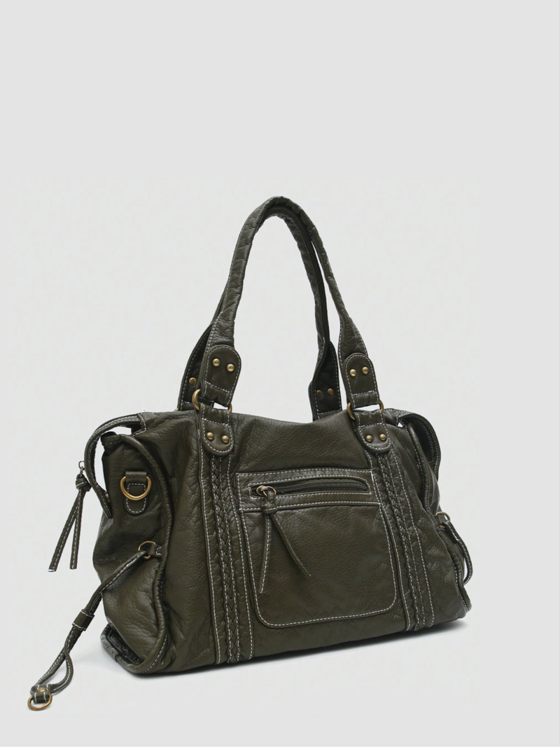 CLAIRE' CITY BAG – Olivegrün