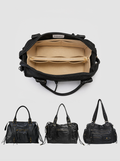 [strip: Tailored fit | Specially designed for our CLAIRE' CITY BAG, AVELINE' ESSENTIAL BAG, and FLORENCE' JOURNEY BAG. Each organizer fits the shape of your bag with precision.]