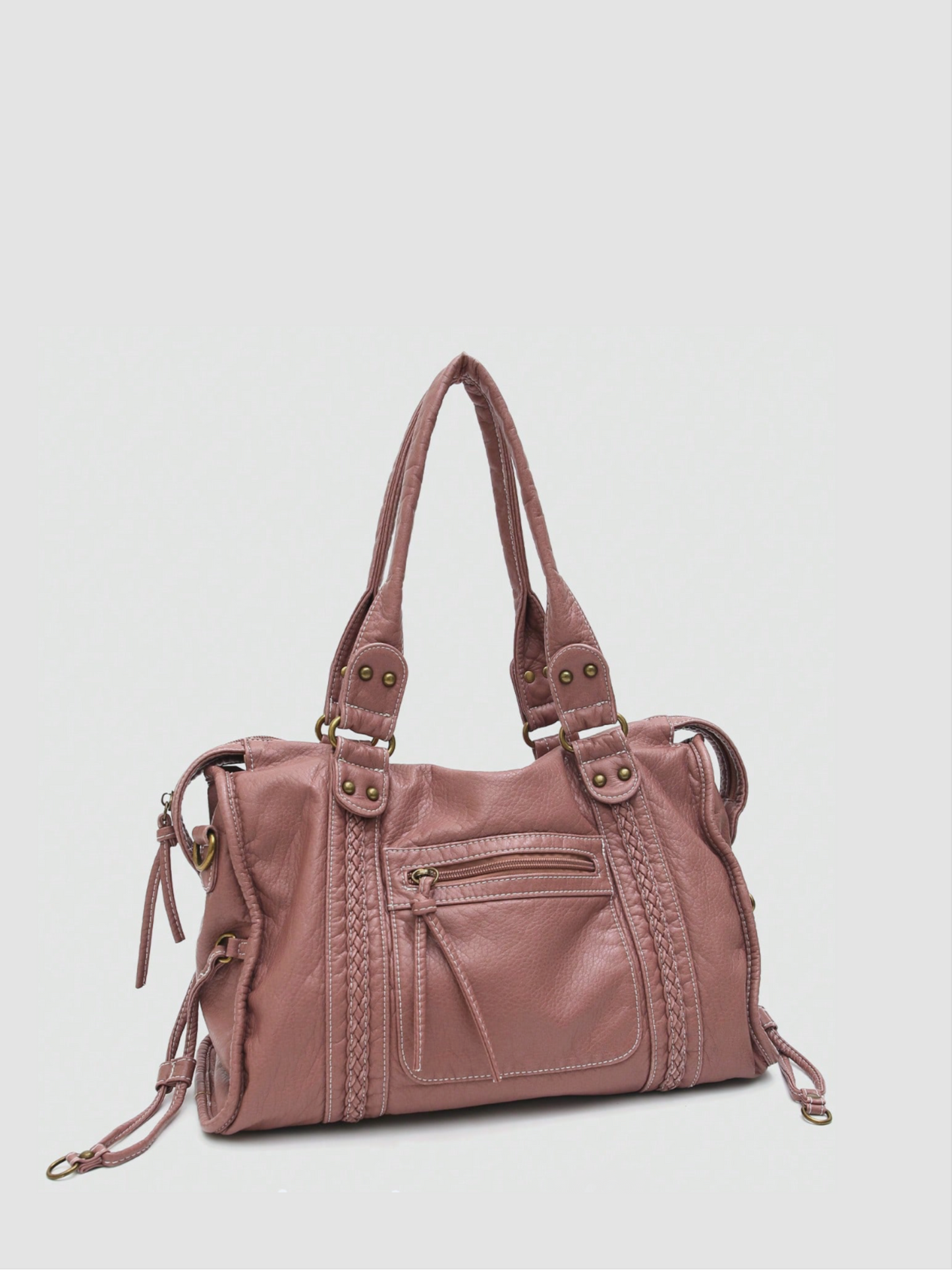 [strip: Gepolsterte Schulterriemen | Die Riemen haben genau die richtige Länge, damit du die Tasche entspannt über der Schulter tragen kannst. Sie sind weich gepolstert und durch den breiten Schnitt besonders angenehm, sodass nichts einschneidet oder unangenehm hängt, auch an längeren Tagen.]